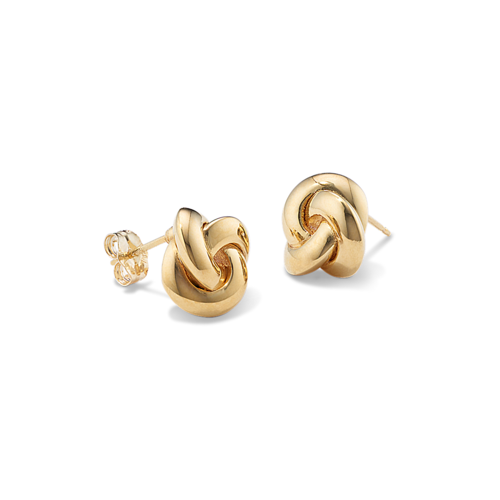 Argos gold deals knot earrings