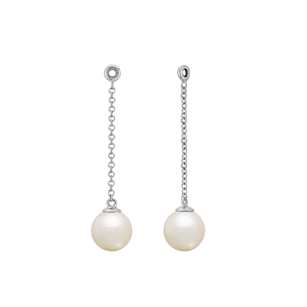 6.5mm Freshwater Cultured Pearl Earring Jackets