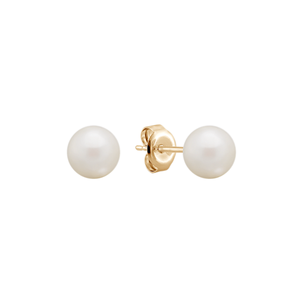 6mm Cultured Akoya Pearl Studs