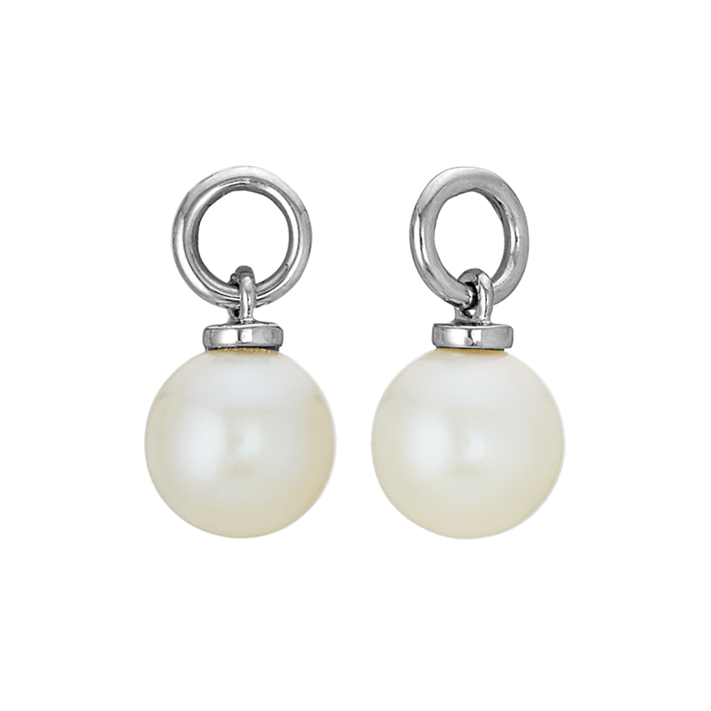 6mm Freshwater Cultured Pearl Earring Jackets