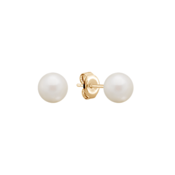 6mm Cultured Freshwater Pearl Studs