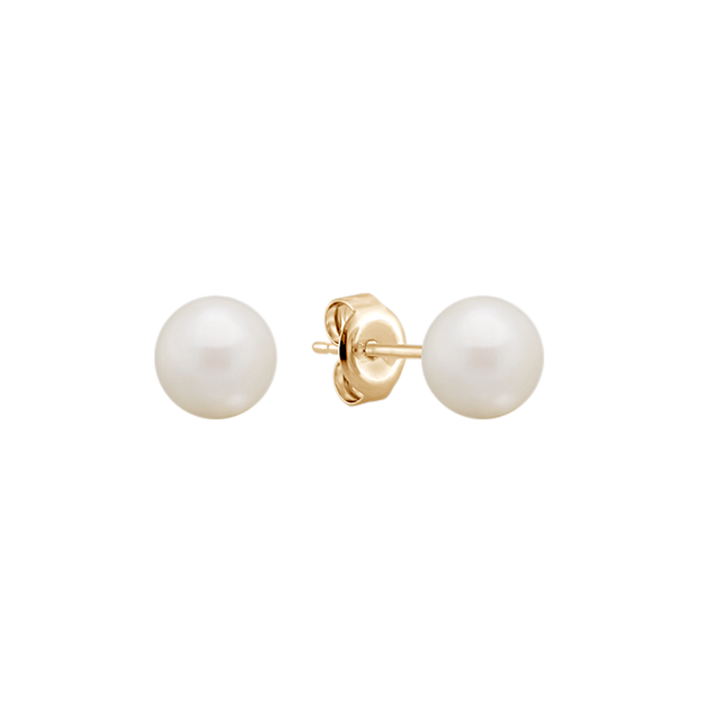 6mm Freshwater Cultured Pearl Earrings
