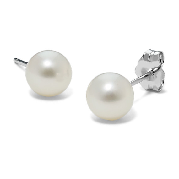 6mm Cultured Freshwater Pearl Earrings
