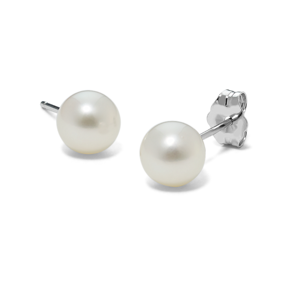 6mm Cultured Freshwater Pearl Studs
