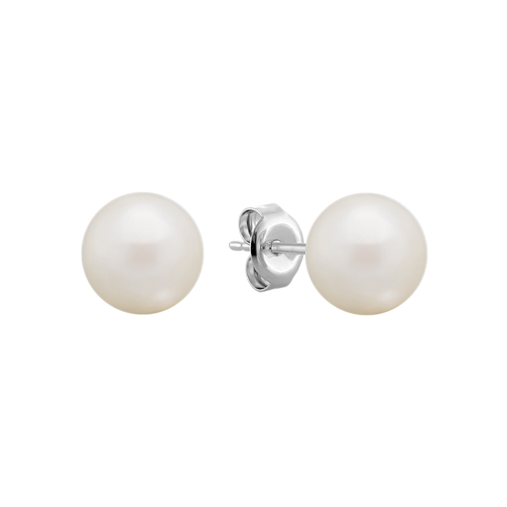7.5mm Akoya Cultured Pearl Solitaire Earrings