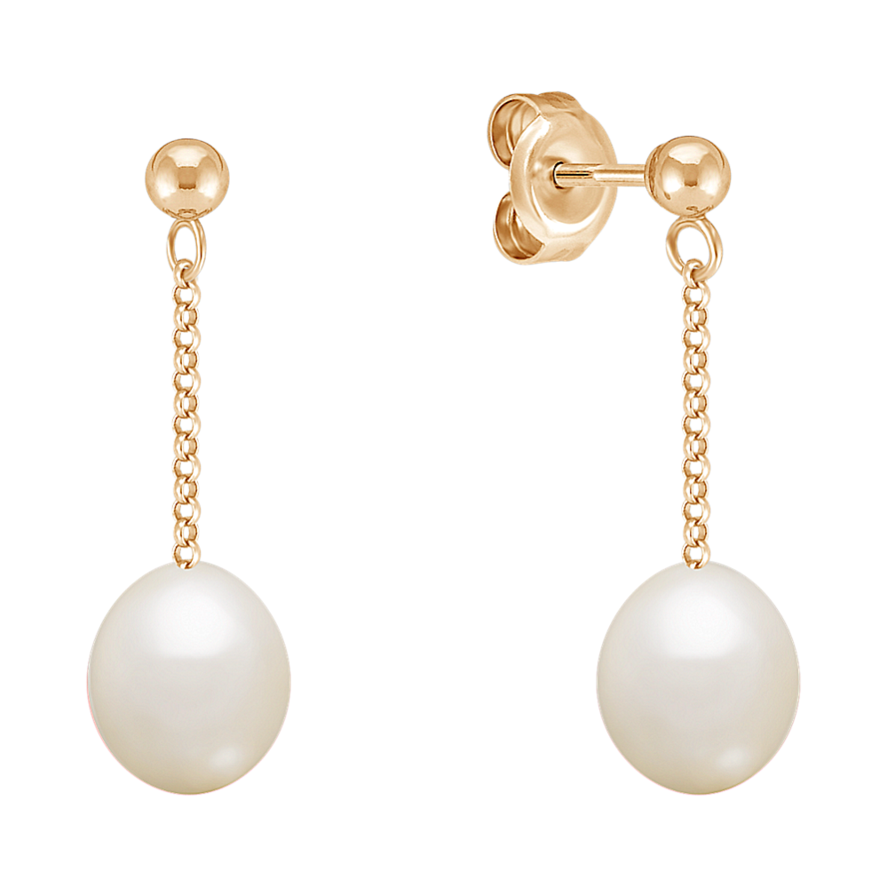 7mm Freshwater Cultured Pearl Earrings