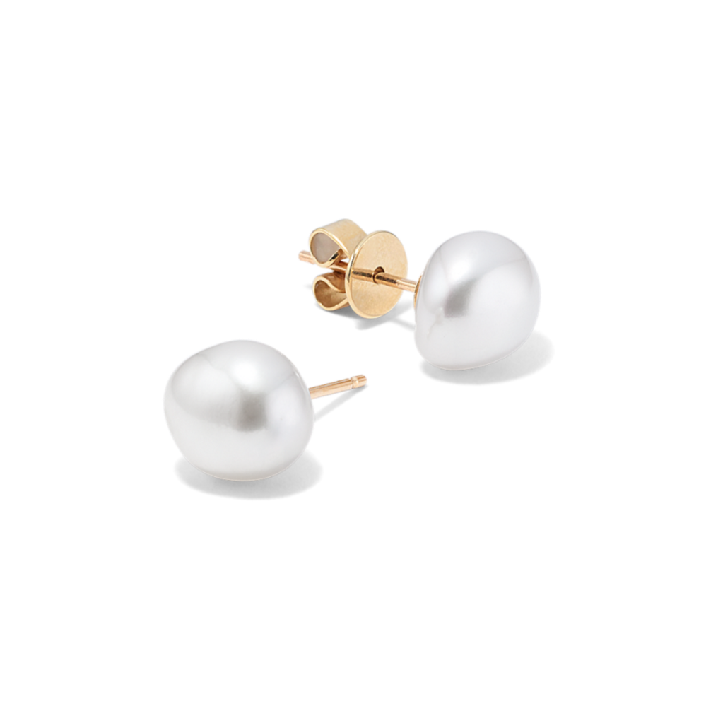 Nahla Cultured Keshi Freshwater Pearl Studs