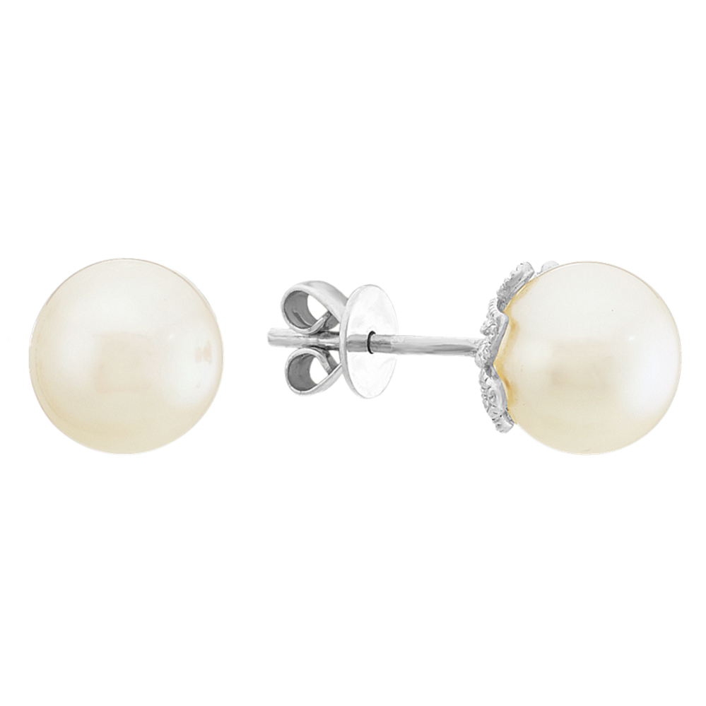 8mm Freshwater Cultured Pearl Earrings