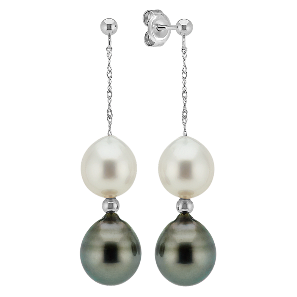 9-11mm Tahitian and South Sea Cultured Pearl Earrings