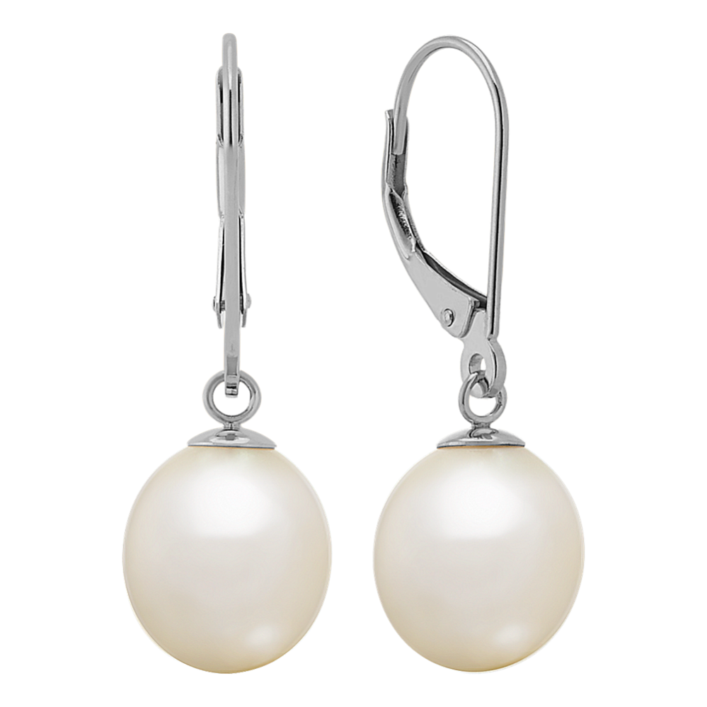9mm Freshwater Cultured Pearl Earrings