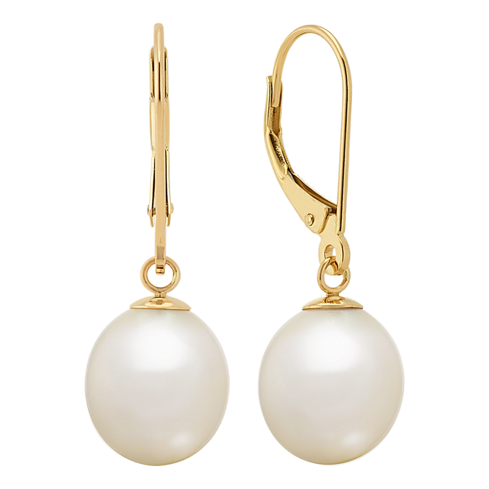 9mm Freshwater Cultured Pearl Earrings