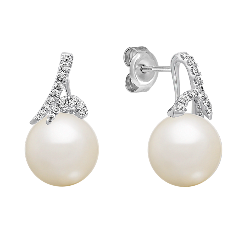 9mm South Sea Cultured Pearl Earrings