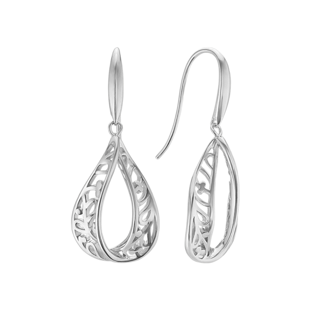 Blossom Dangle Earrings in Sterling Silver