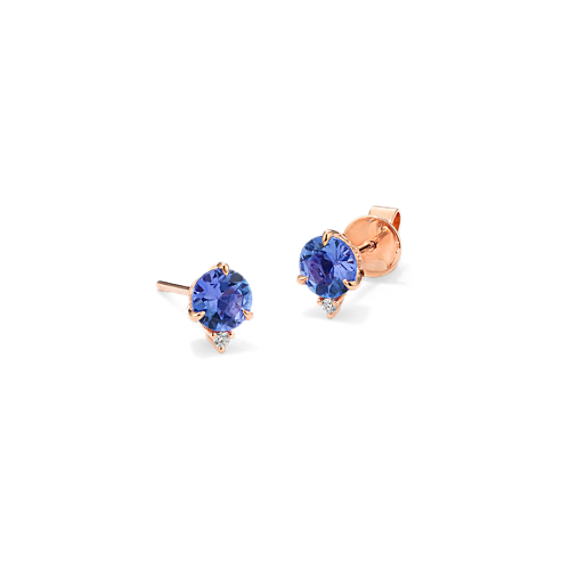 Bondi Tanzanite & Diamond Studs