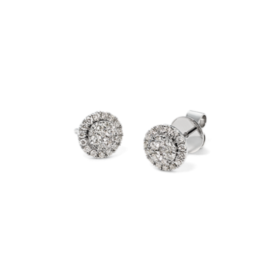 Gabrielle 0.50 tcw Diamond Halo Studs