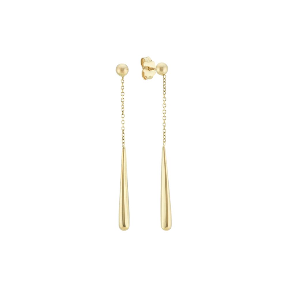 Taos Dangle Drop Earrings in 14k Yellow Gold
