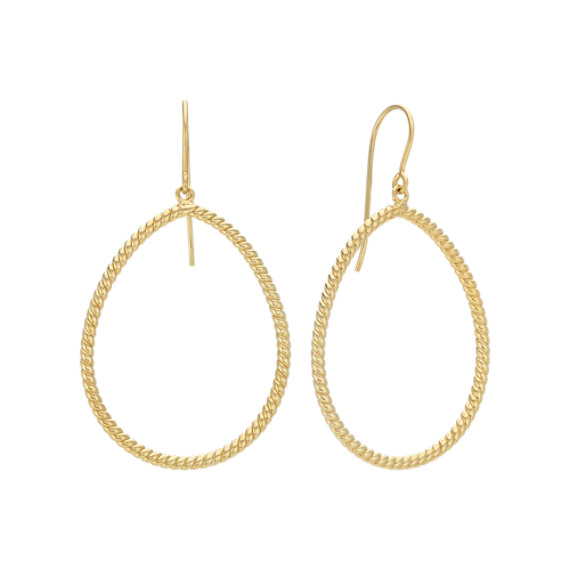 dangle hoop earrings