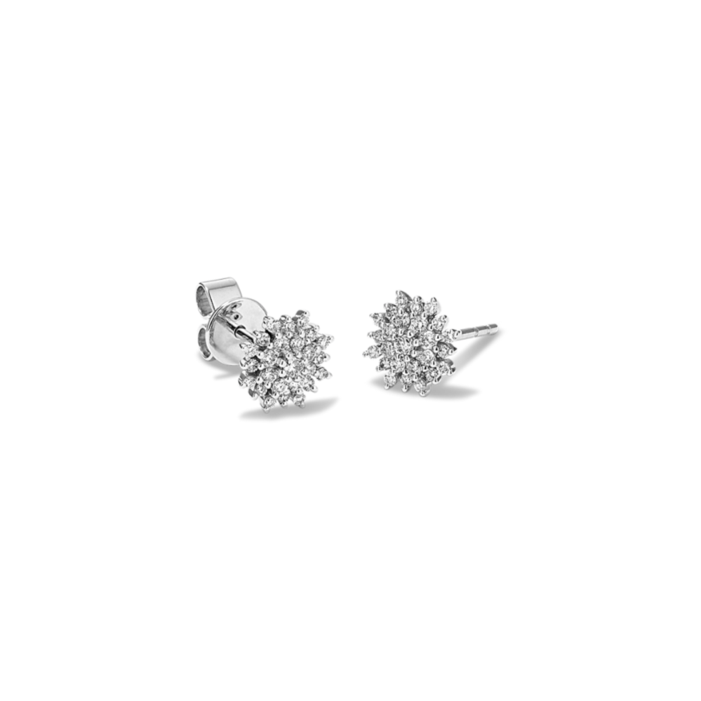Leilani Diamond Cluster Earrings