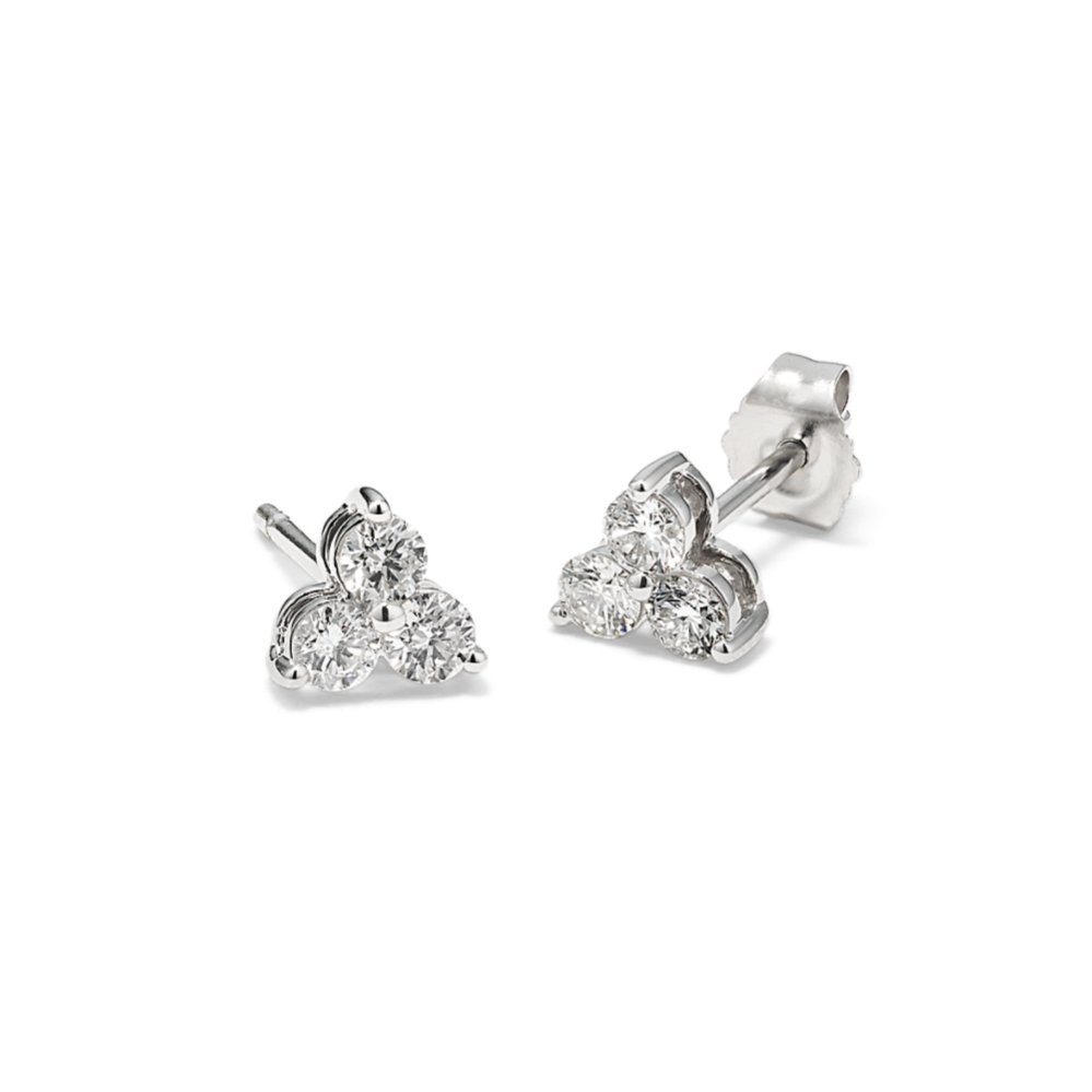 Calliope 0.15 tcw Diamond Trio Studs