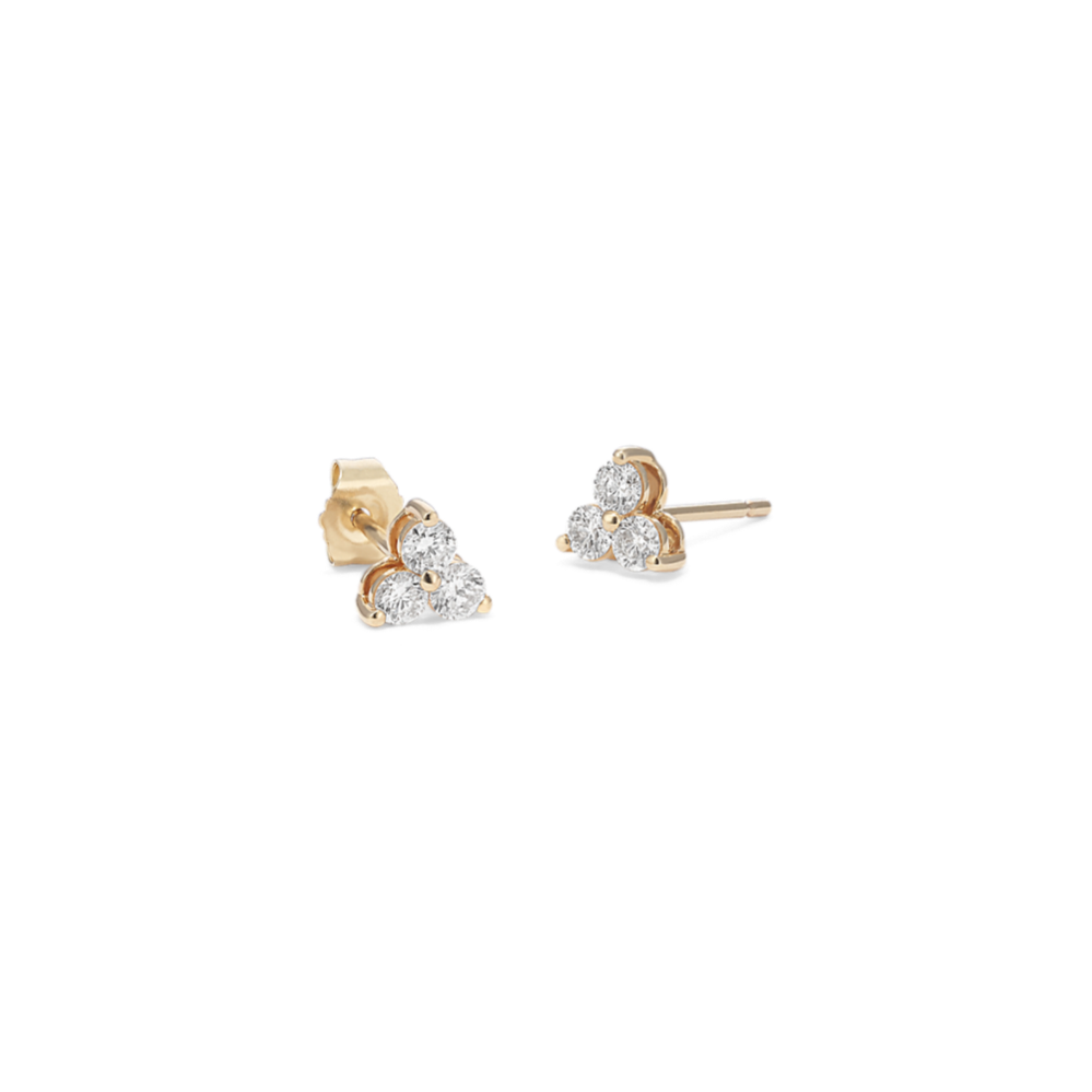 Calliope 0.45 tcw Diamond Trio Studs