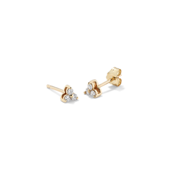 Calliope 0.15 tcw Diamond Trio Studs