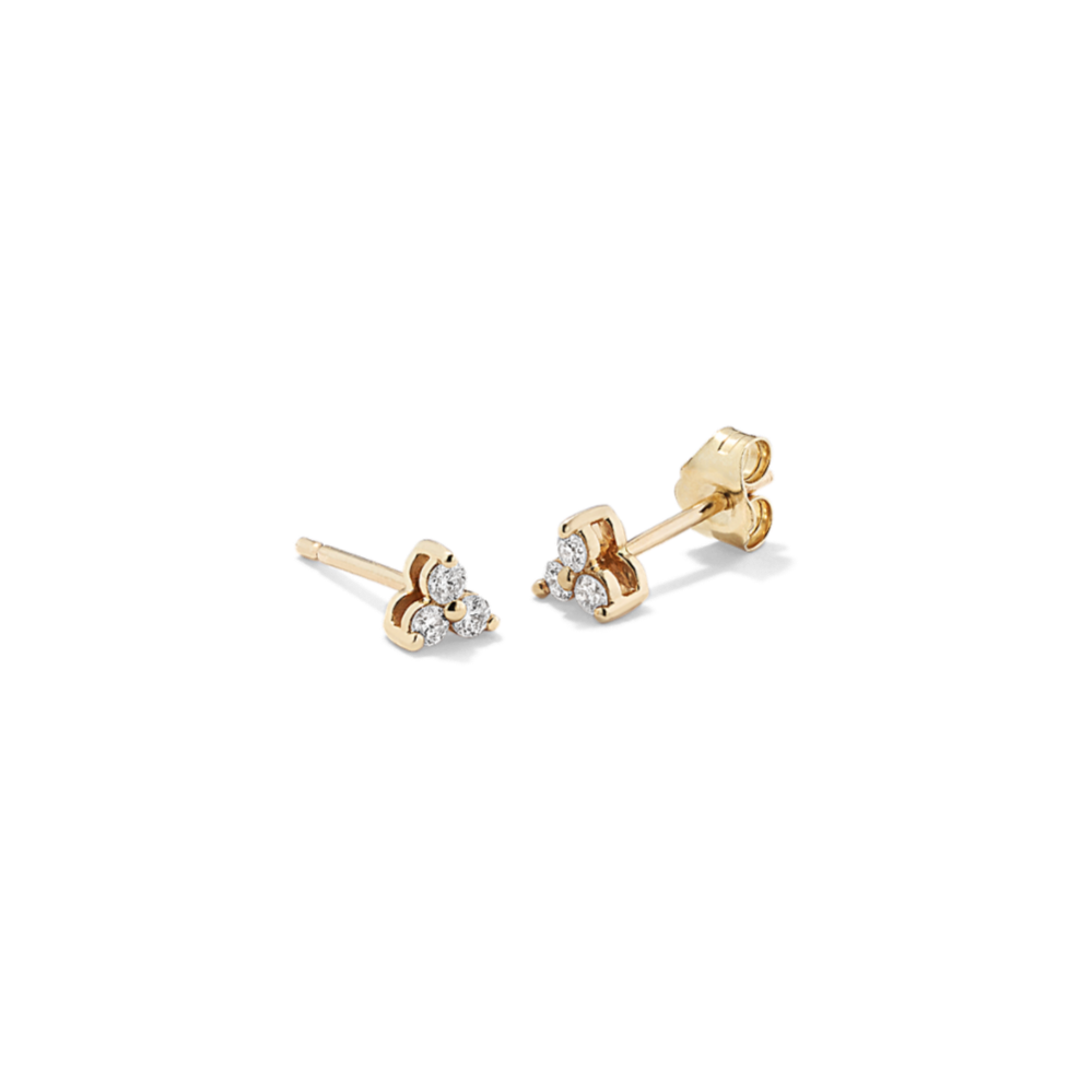 Calliope 0.15 tcw Diamond Trio Studs