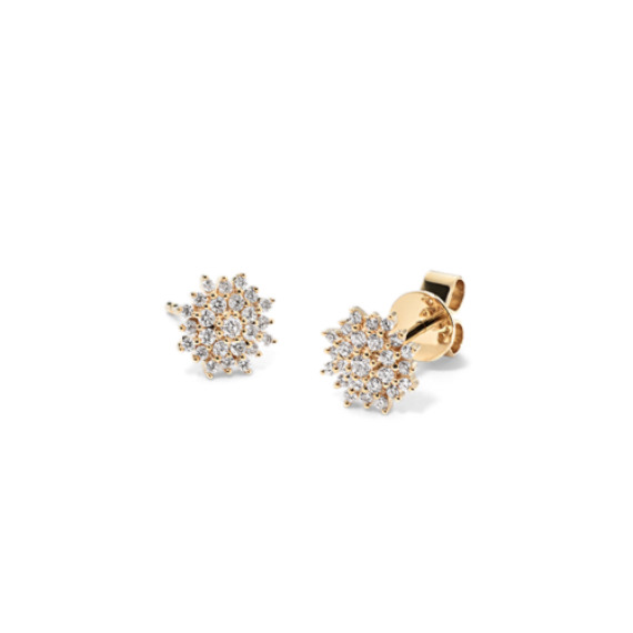 Leilani Diamond Cluster Earrings | Shane Co.