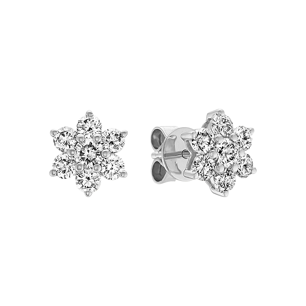 Diamond Cluster Earrings | Shane Co.