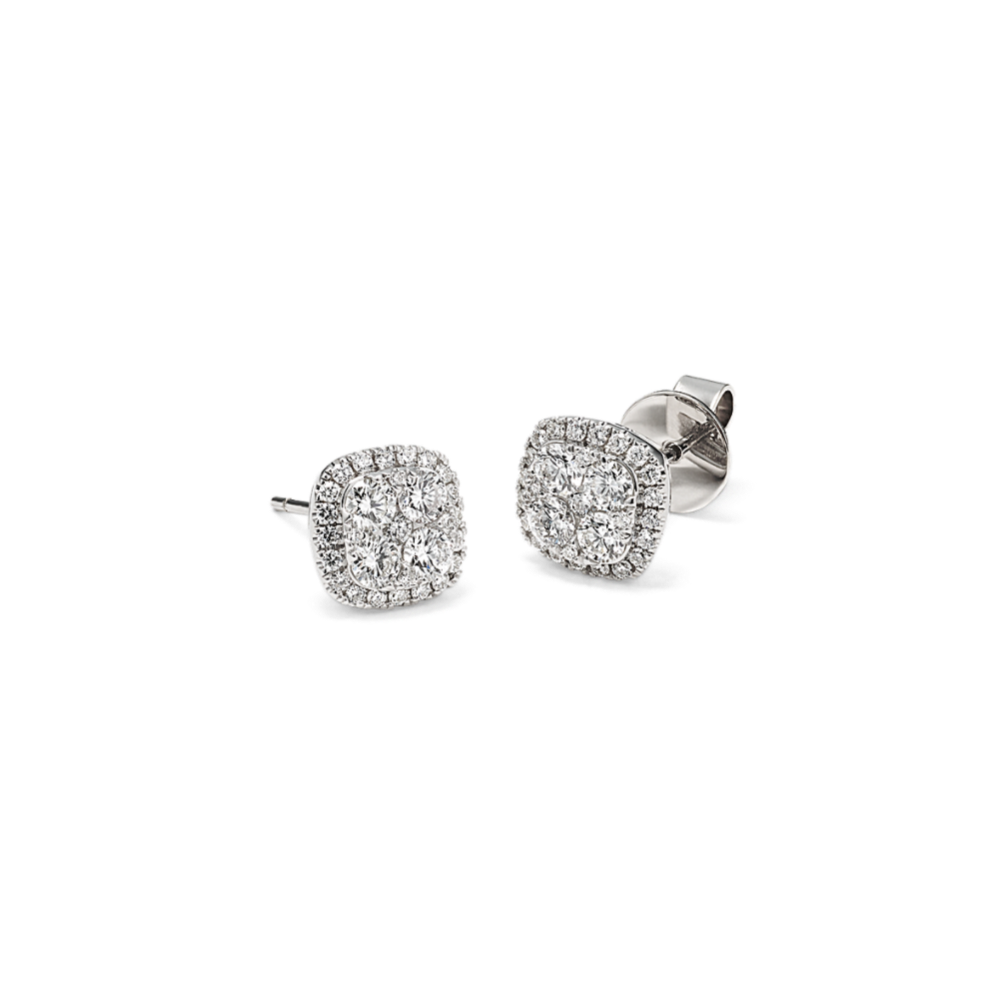 Centaurus Diamond Cluster Earrings