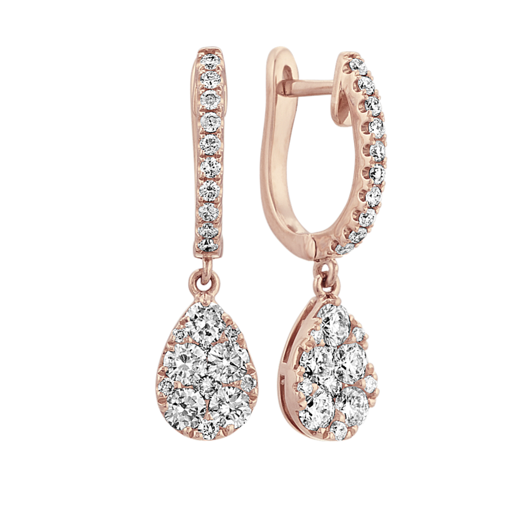 Indra Diamond Drop Earrings