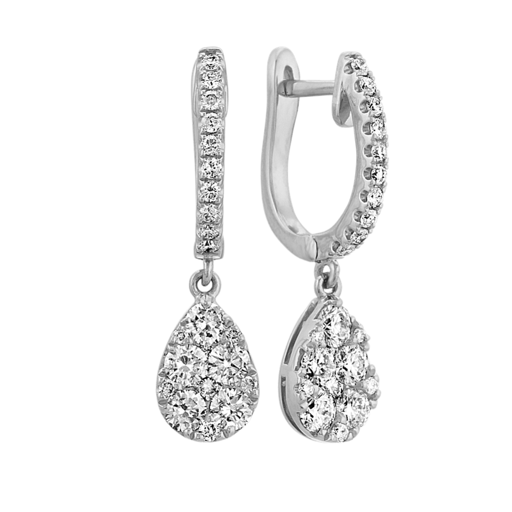 Indra Diamond Drop Earrings