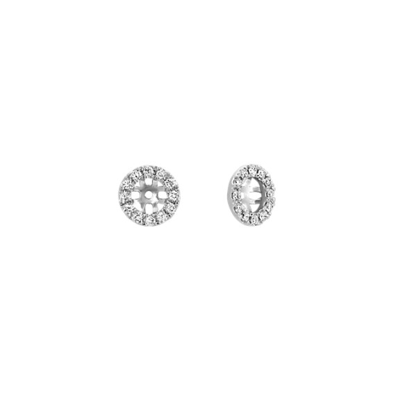 Diamond Earrings Jackets In 14k White Gold Shane Co Diamond Earrings Jackets In 14k White Gold