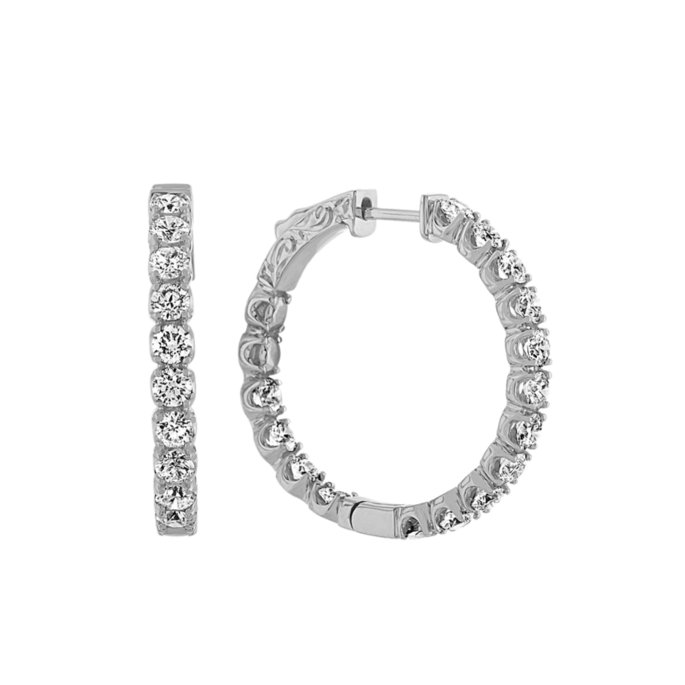 Patrice Inside-Out 4 tcw Diamond Hoops