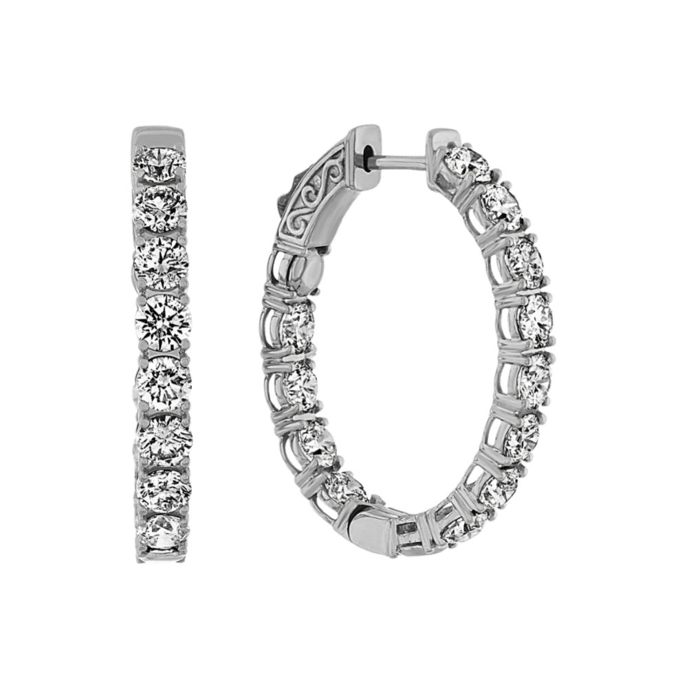 Patrice Inside-Out 6 tcw Diamond Hoops