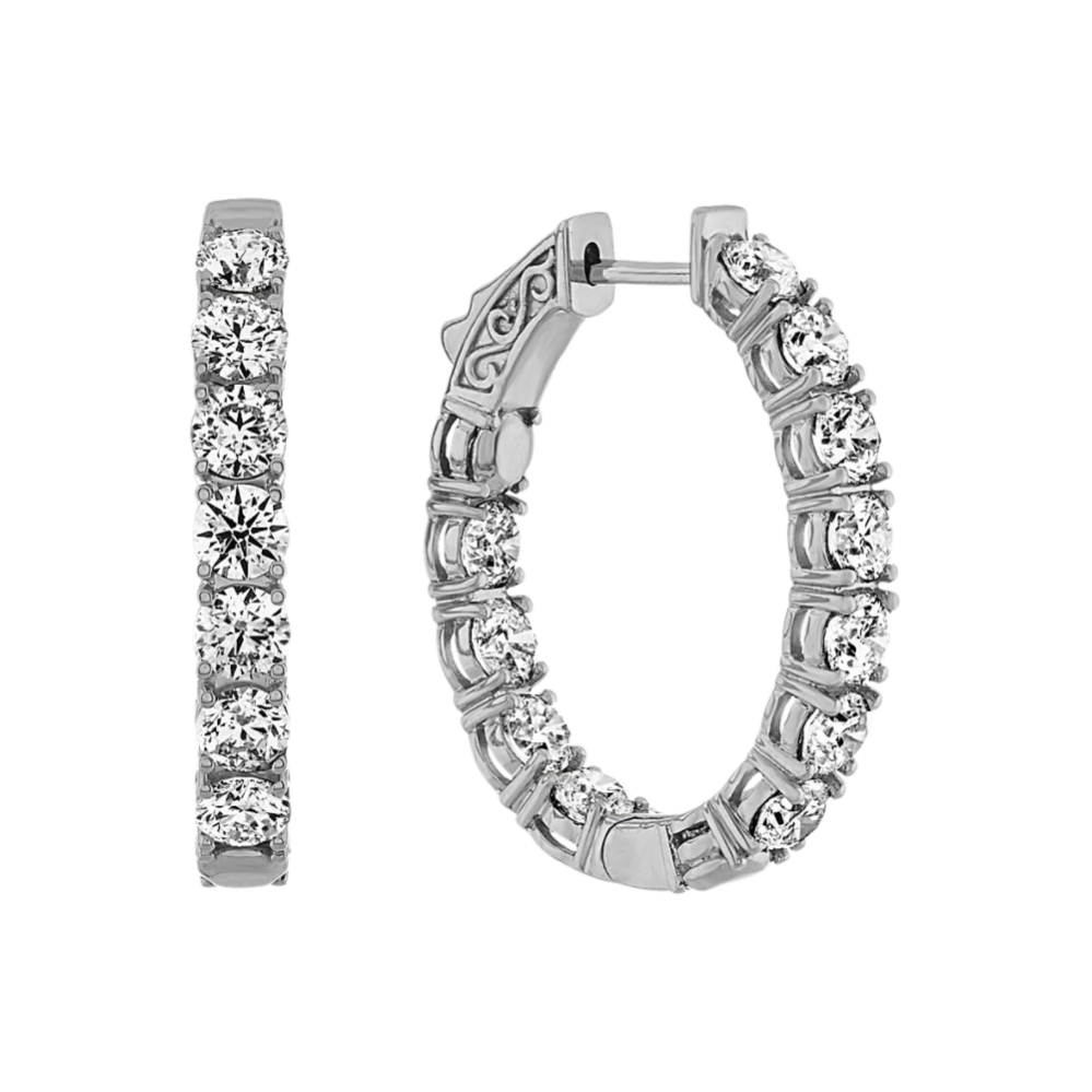 Patrice Inside-Out 7 tcw Diamond Hoops