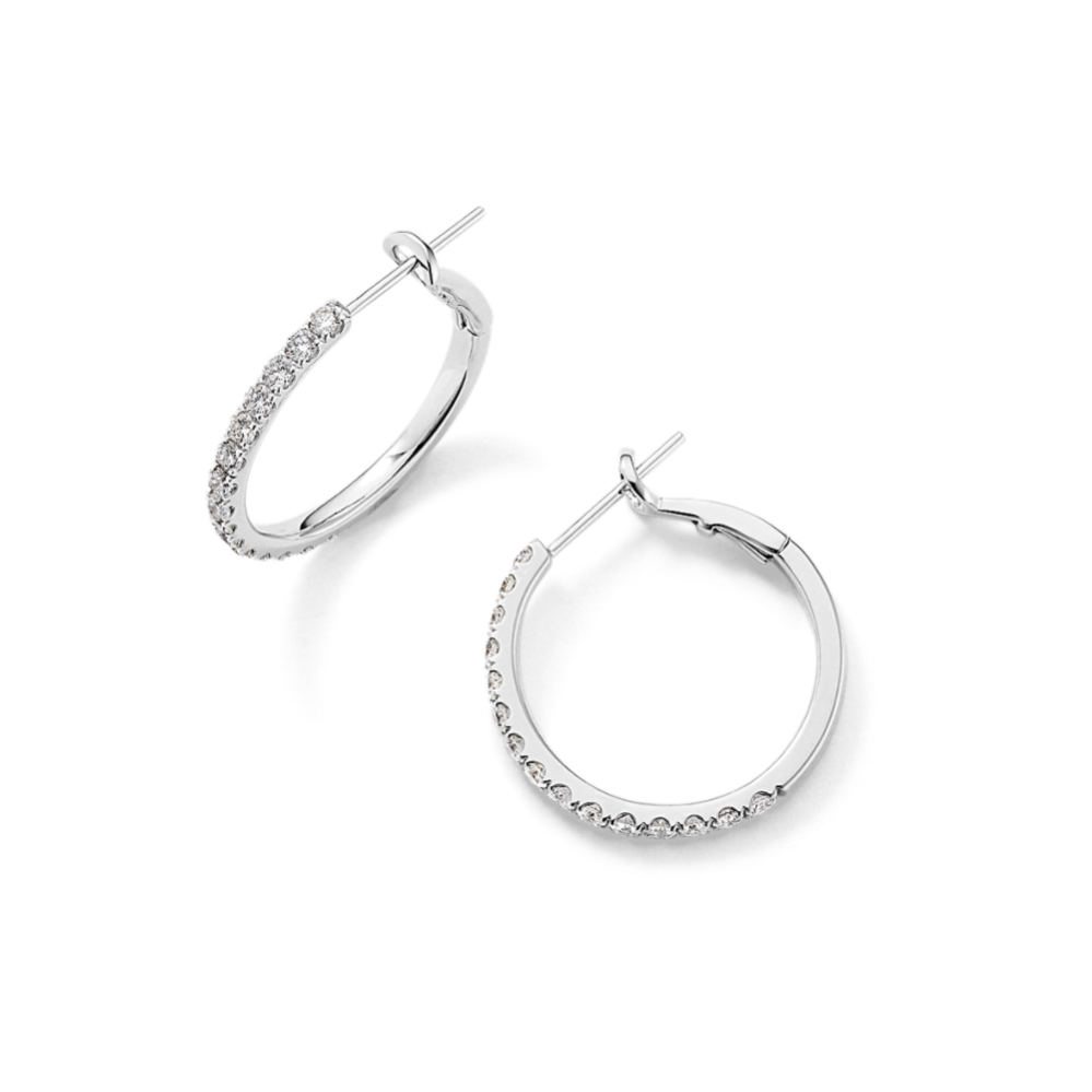 Bellavista 0.75 tcw Diamond Hoops
