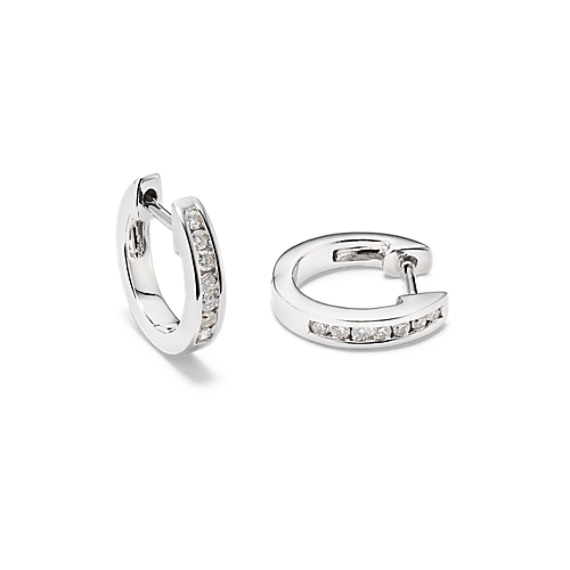 Diamond Hoop Earrings Shane Co Diamond Hoop Earrings