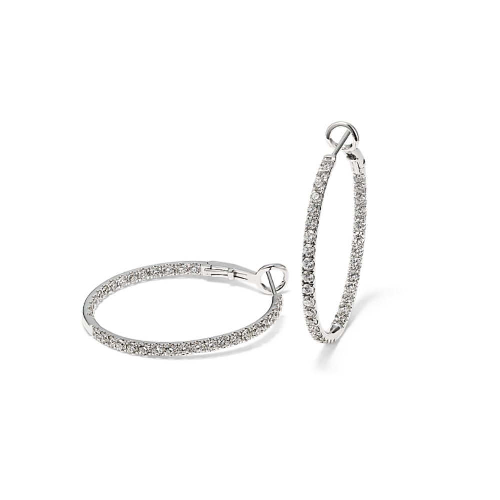 Bellavista Inside-Out 1.70 tcw Diamond Hoops