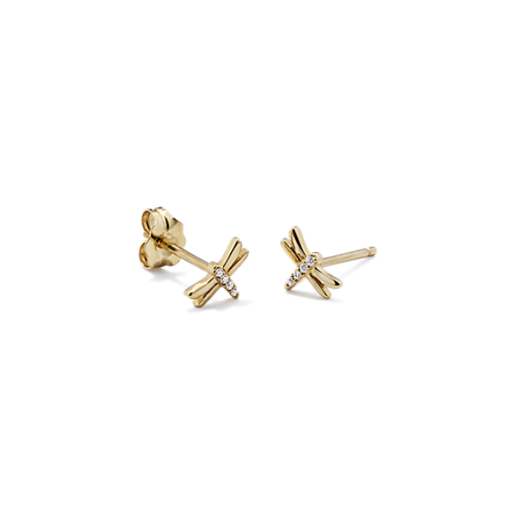 Dragonfly Diamond Earrings