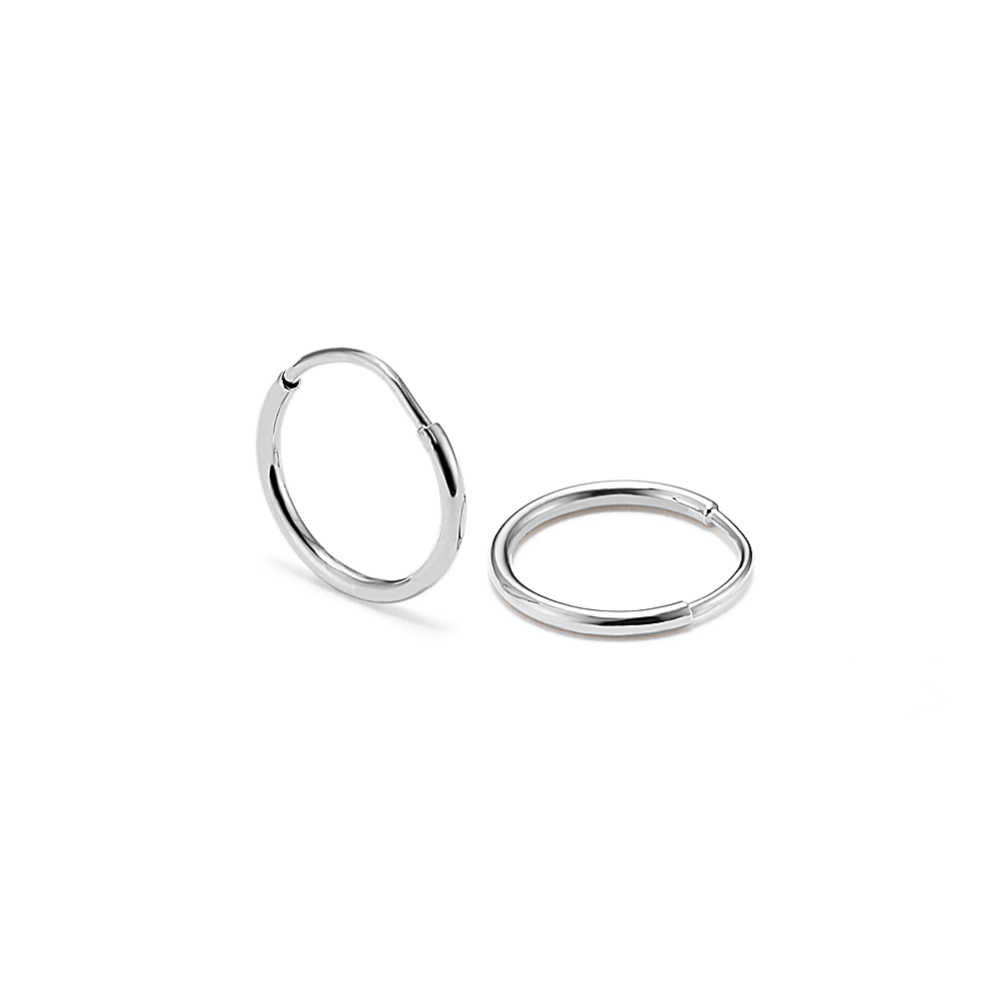 Polished Infinity Hoop Earrings – Park City Jewelers