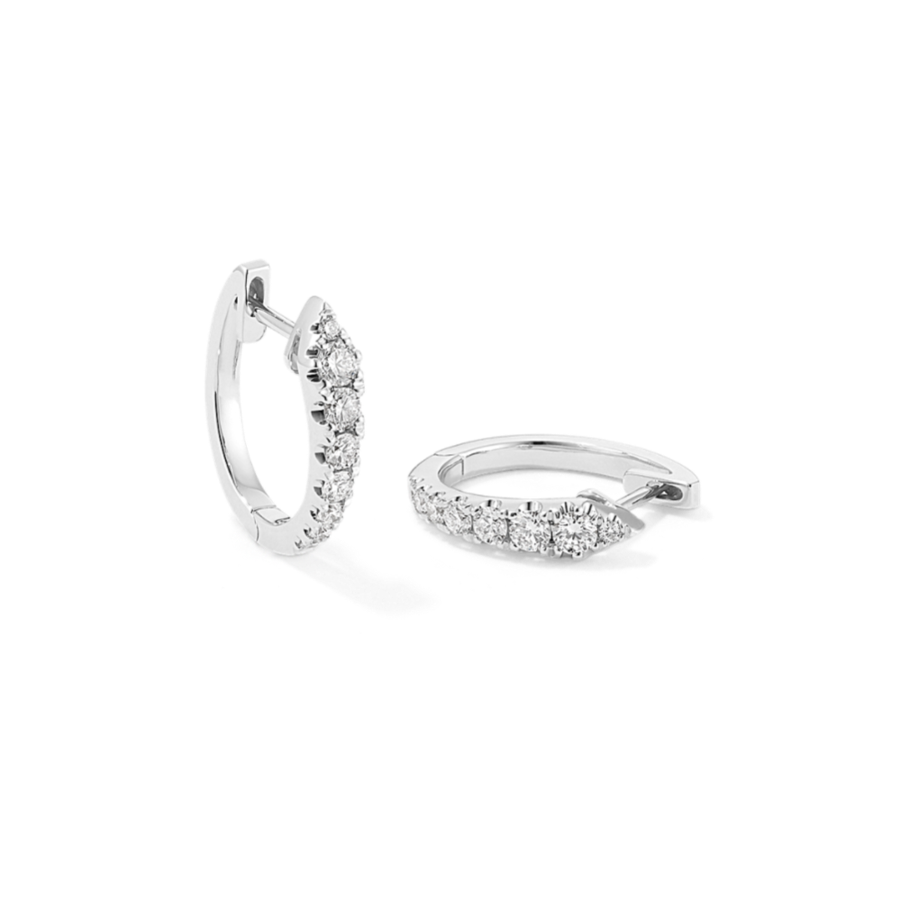 Ana Graduated Diamond Hoops