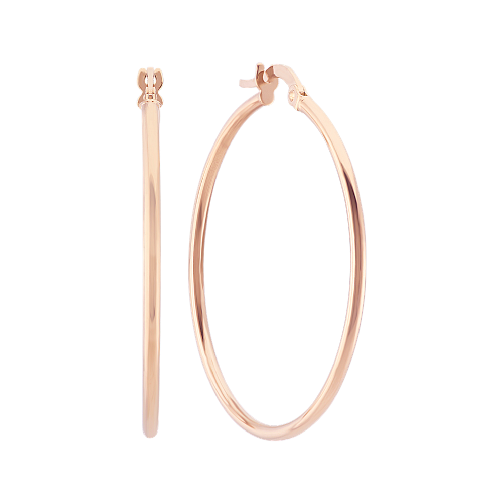 Daily 14K Rose Gold Hoops