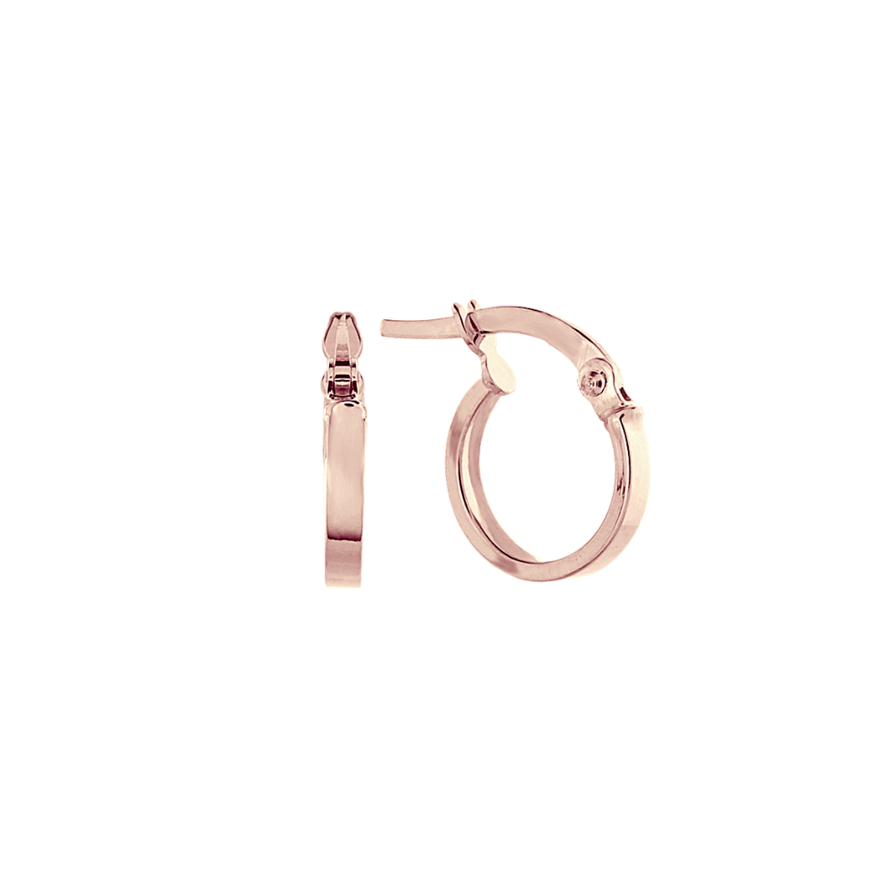 Liri Hoop Earrings in 14k Rose Gold