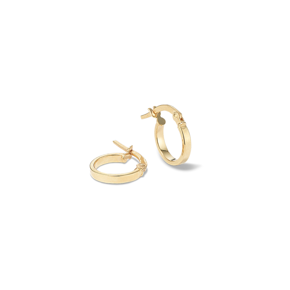 Liri Hoop Earrings in 14k Yellow Gold