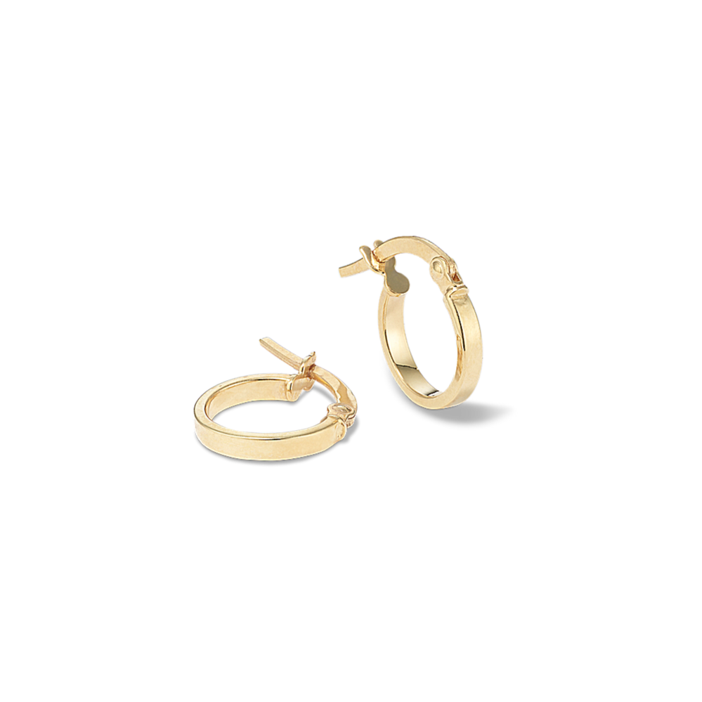 Liri 14K Yellow Gold Huggie Hoops