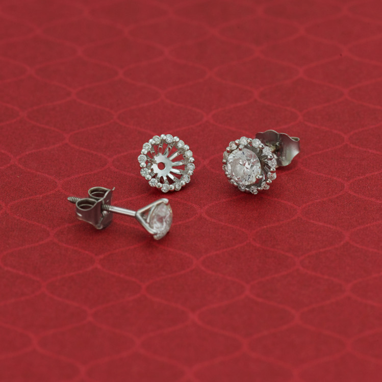 Diamond Earring Jackets Diamond Earrings Shane Co