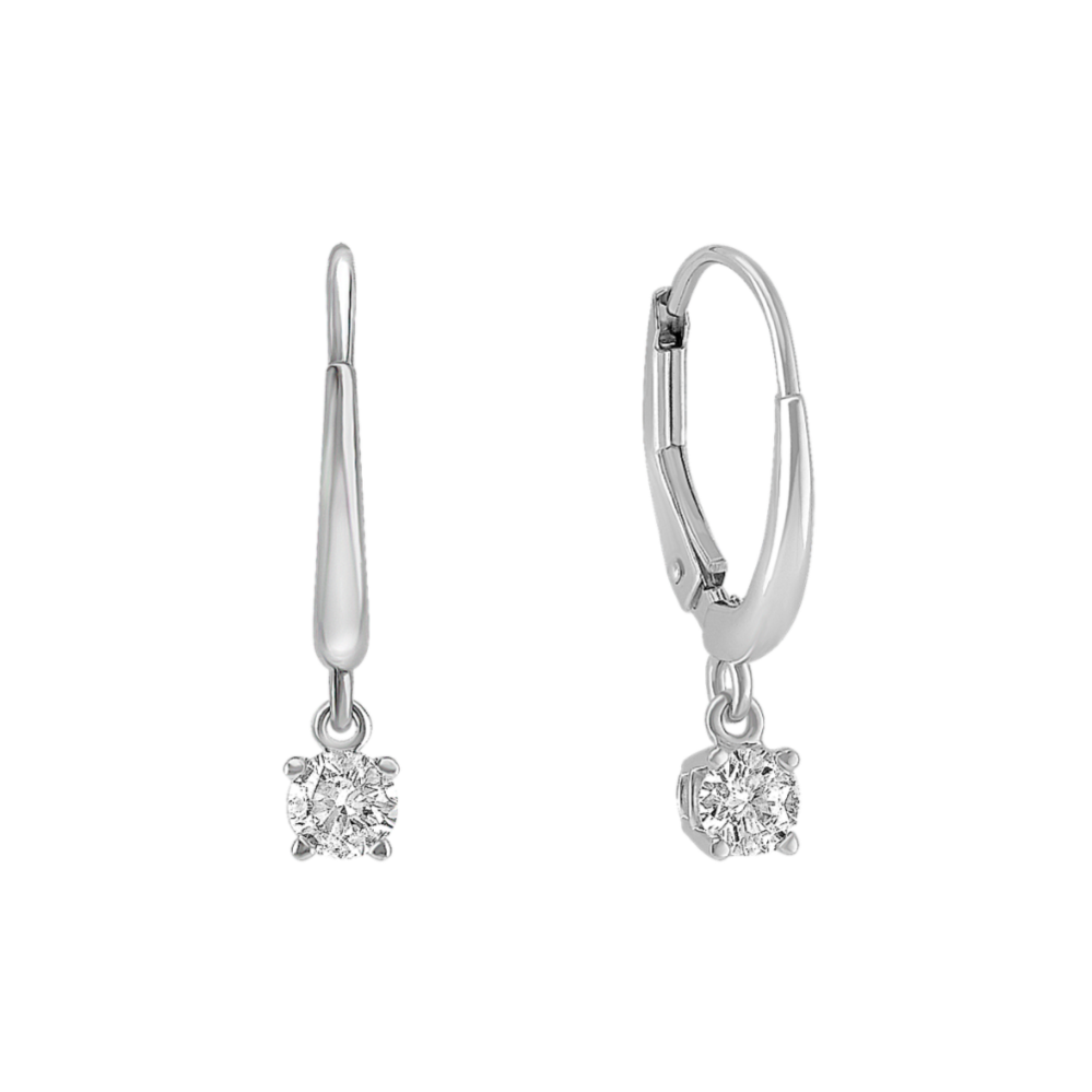 Round Diamond Earrings