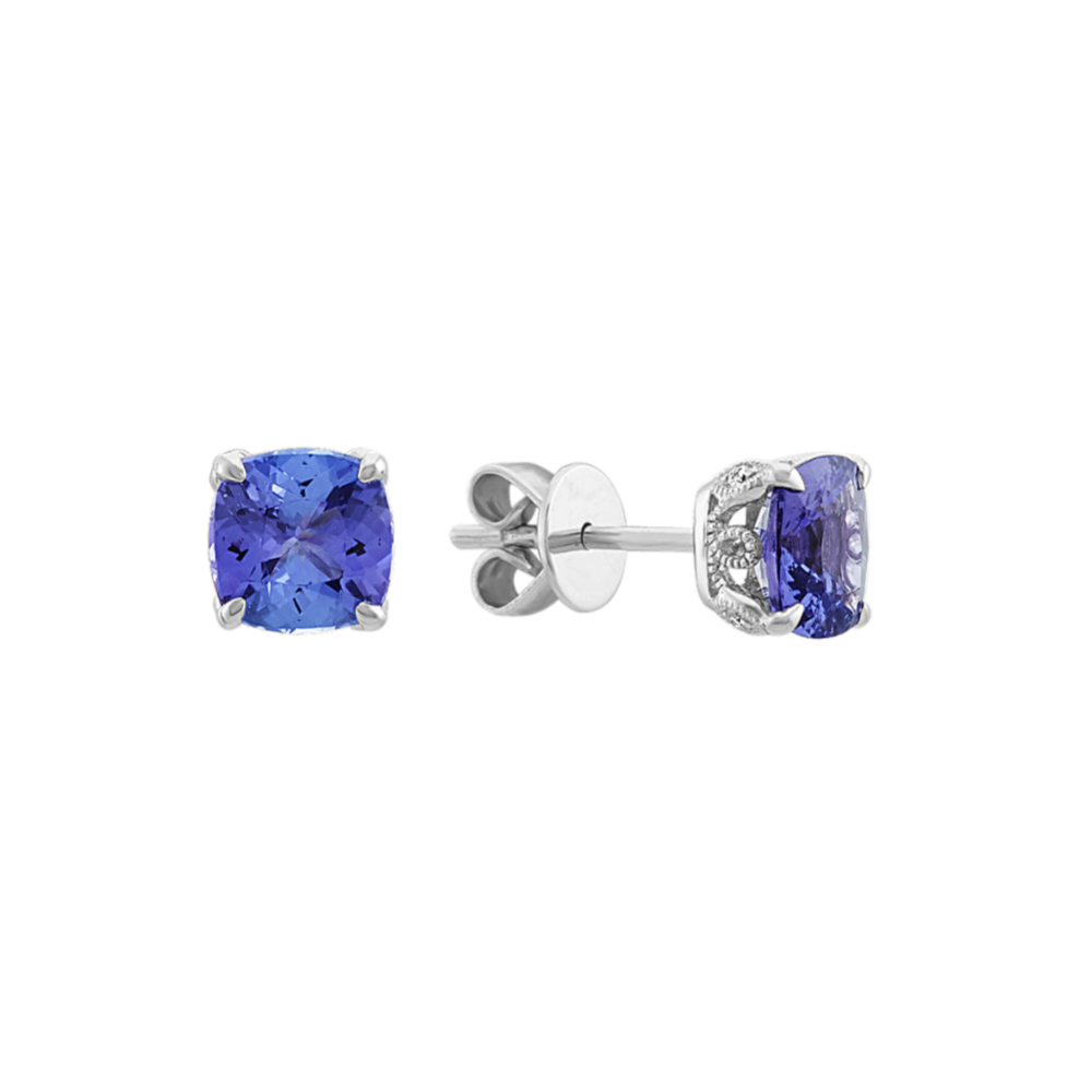 Tierney Tanzanite & Diamond Studs