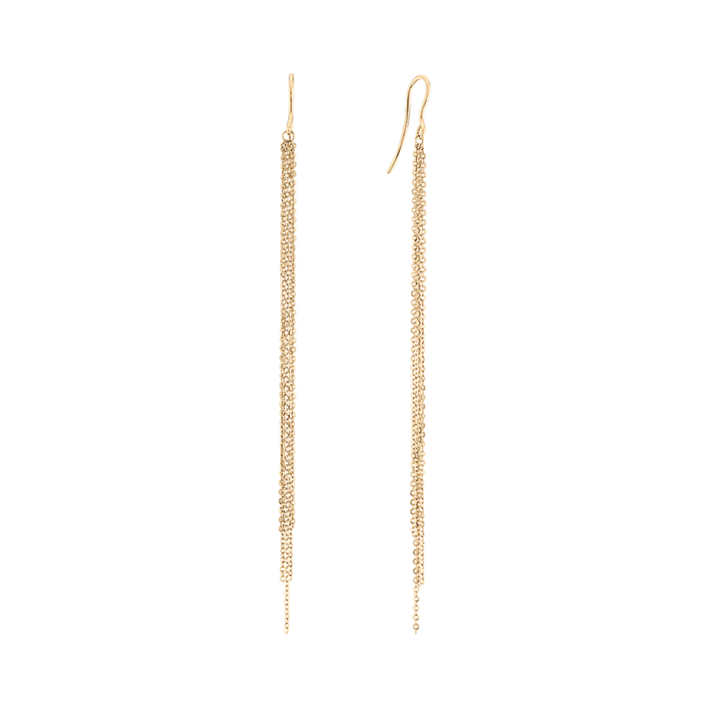 Tassel Earrings in 14k Yellow Gold