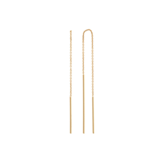 14K Gold Threader Earrings | Modern Citizen